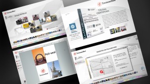 Tecnosellos - multimedia, pantallas varias (visor PDF Flash Paper, Calidad, Mapa)